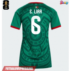 Lacne Ženy Futbalové dres Mexiko Erik Lira #6 MS 2026 Krátky Rukáv - Domáci